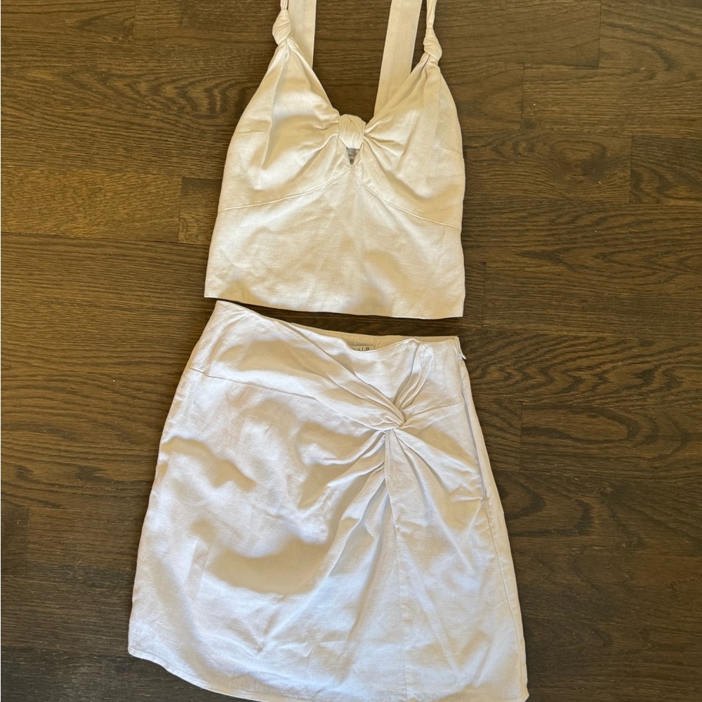 Abercrombie & Fitch Cream Skirt Set